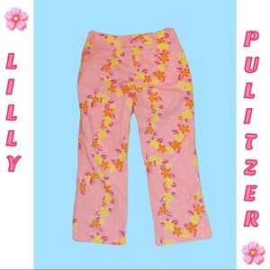 Lilly Pulitzer Lei’d Back Cropped Pants Size 0